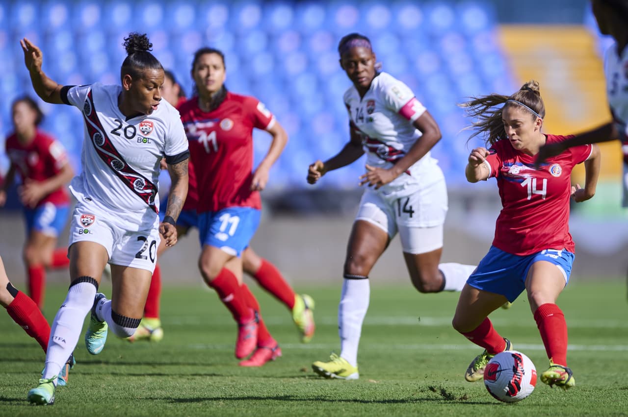 Costa Rica golea a Trinidad y Tobago con lo que amarró su boleto al Mundial Femenil Australia-Nueva Zelanda 2023.