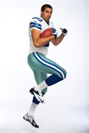 El TE de los Dallas Cowboys entra a su tercer año en la NFL este 2015, checa sus mejores imágenes (AP-NFL).