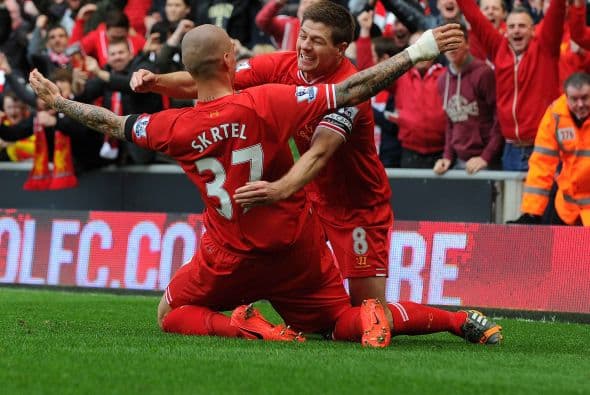 El central eslovaco colocaba el 2-0 que parecía pronosticar una goleada.