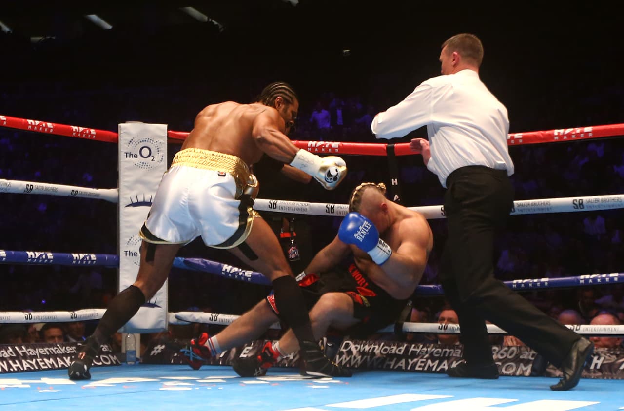 David Haye ve caer a de Mori en el primer round.