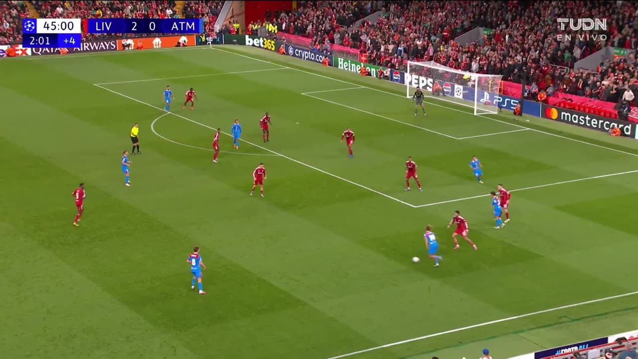 ¡GOL!  anota para Atlético de Madrid. Marcos Llorente