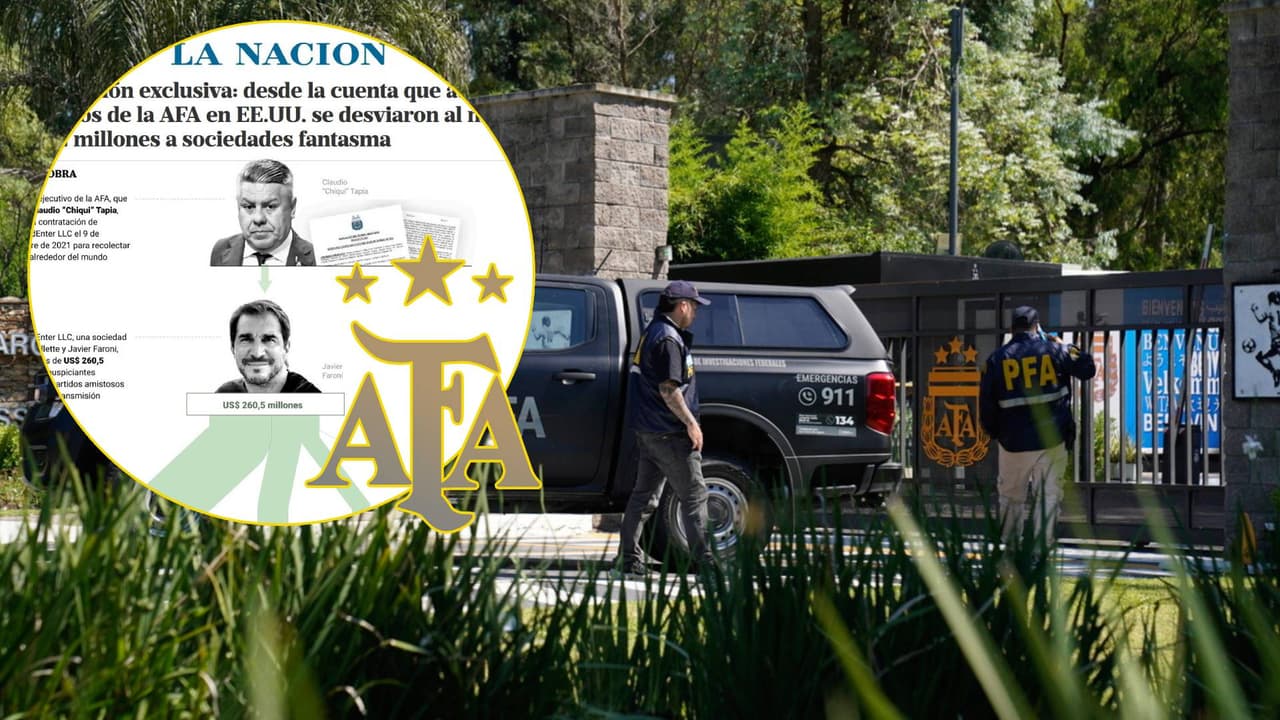 Incautan las instalaciones de la AFA por presunto lavado de dinero