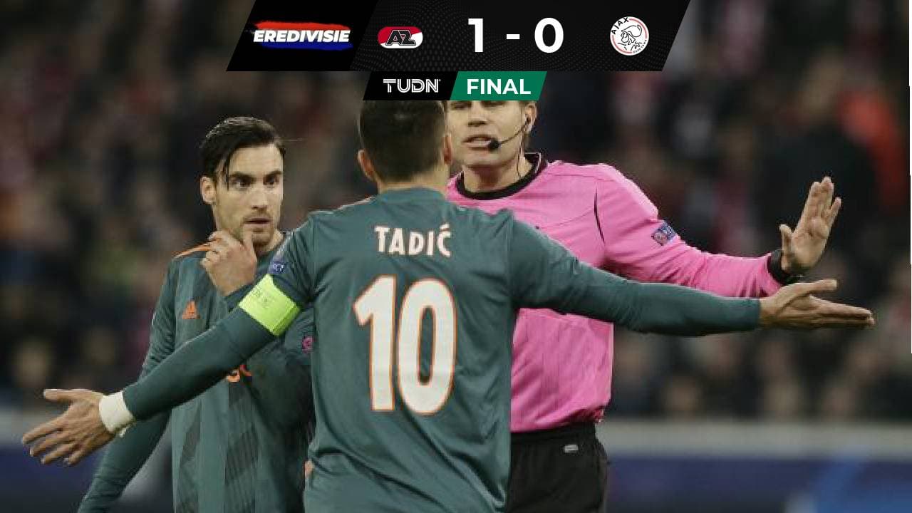 Con Edson Álvarez, el Ajax cayó ante el AZ Alkmaar