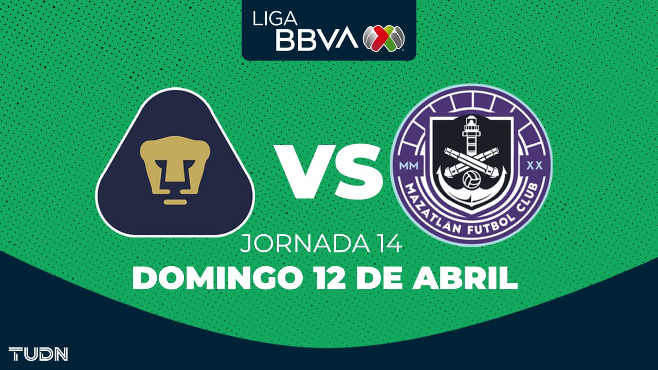 Horario y dónde ver el Pumas vs. Mazatlán FC de la Jornada 14 del Clausura 2026