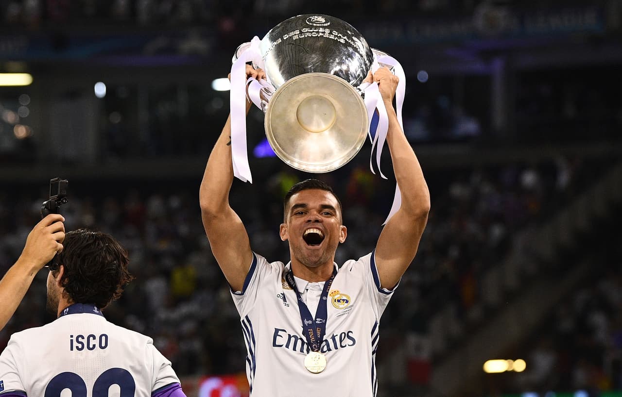 <b>Pepe (Defensa) - </b>Estuvo en el equipo merengue del 2007 al 2017, siendo un referente en el plantel.