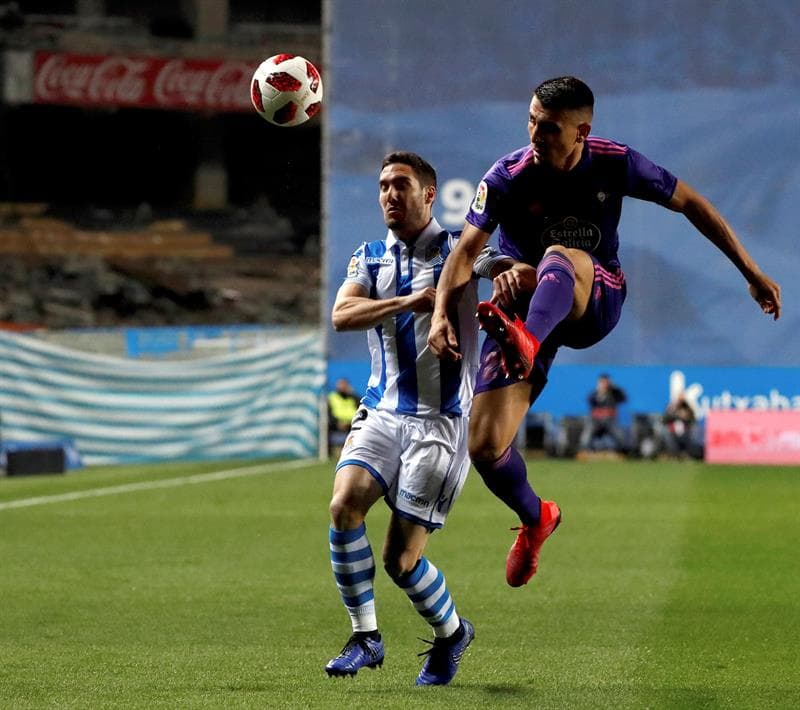 Celta de Vigo igualó en casa 1-1 y buscaba darle problemas al local en el estadio Anoeta en este partido de vuelta.