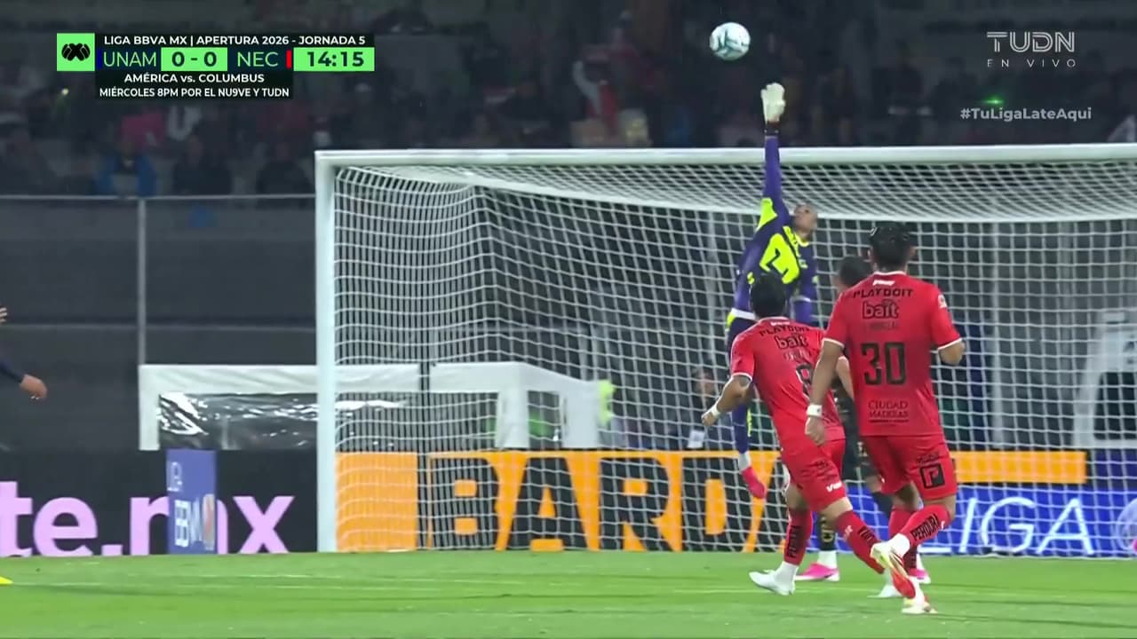 ¡Se salvan los Pumas! Leyva se quedó a nada de vencer a Keylor Navas