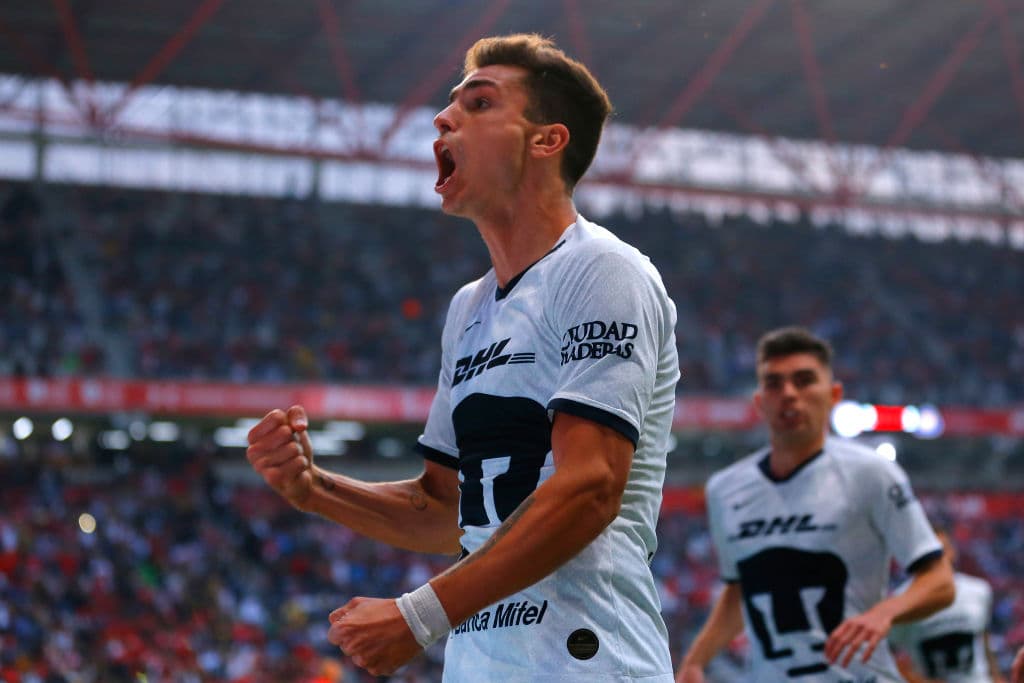 Juan Dinneno lleva cuatro goles con Pumas en la Liga MX.