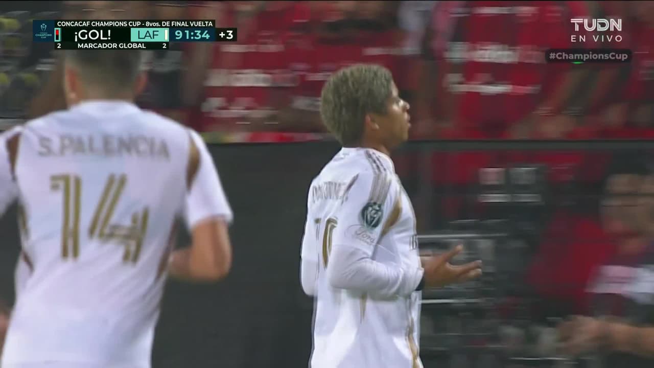 Gol del LAFC, Gol de David Martínez Morales, Alajuelense vs. LAFC, 1-2