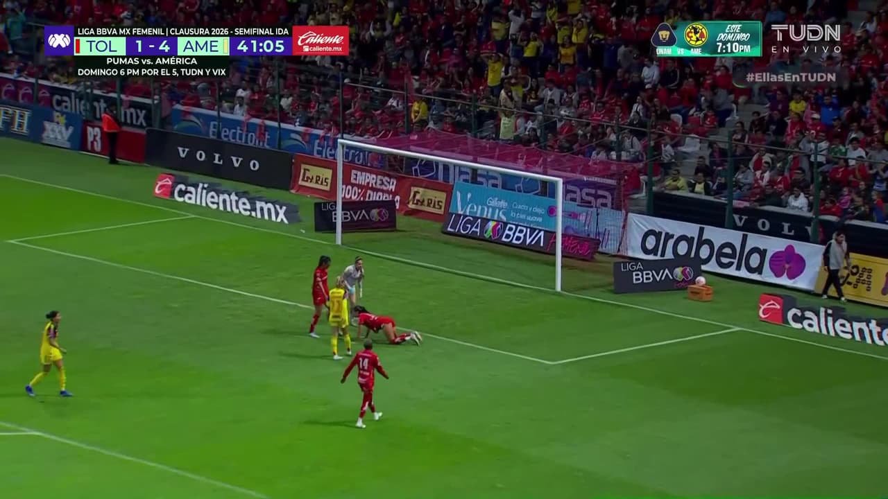 ¡América se acaba de perder el quinto! Valeria vuelve a atajar de buena manera