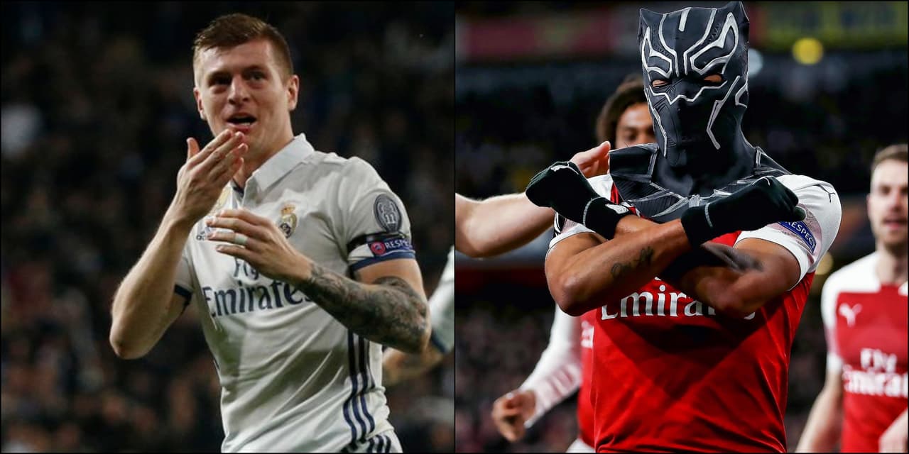 La discusión entre Aubameyang y Kroos en Twitter