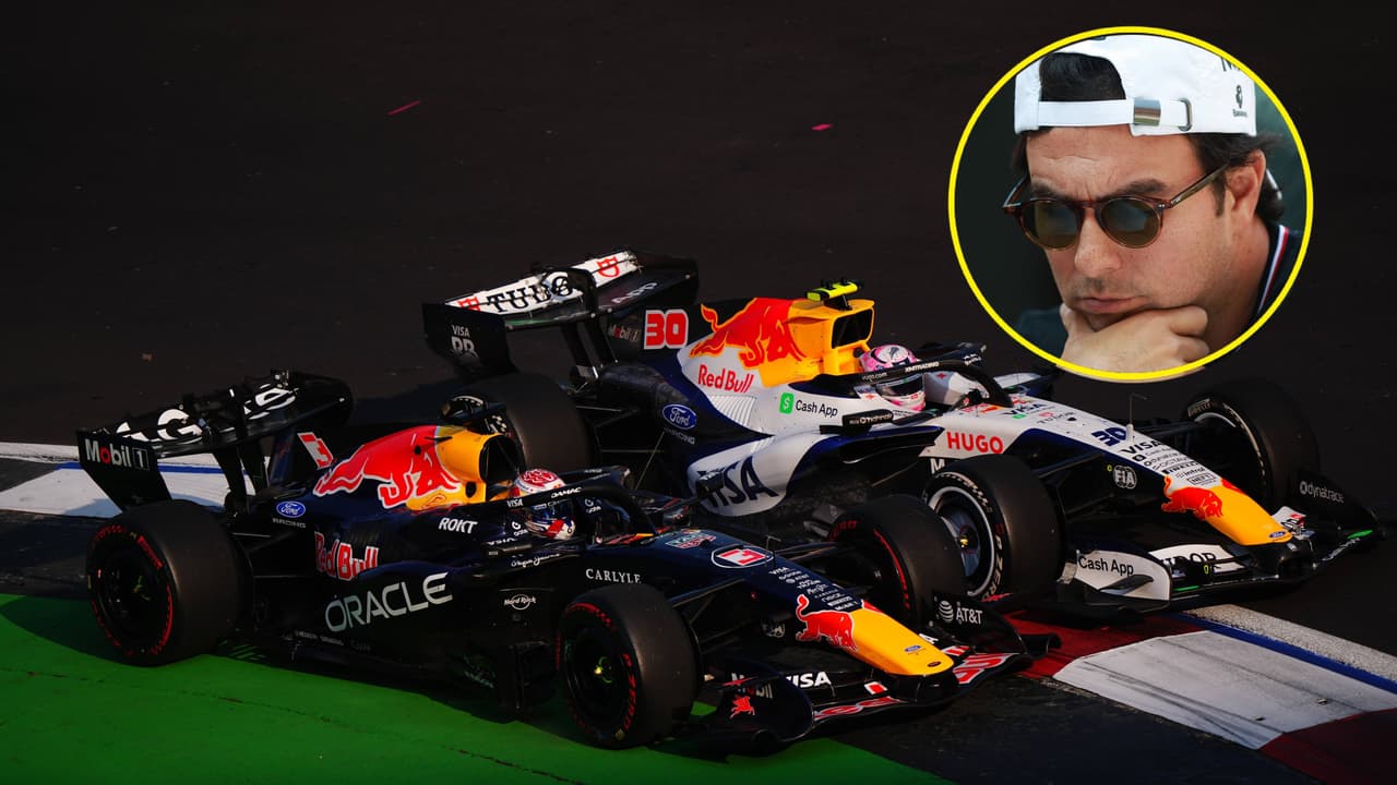 Verstappen y Lawson tienen incidente durante la práctica 2 del GP de México