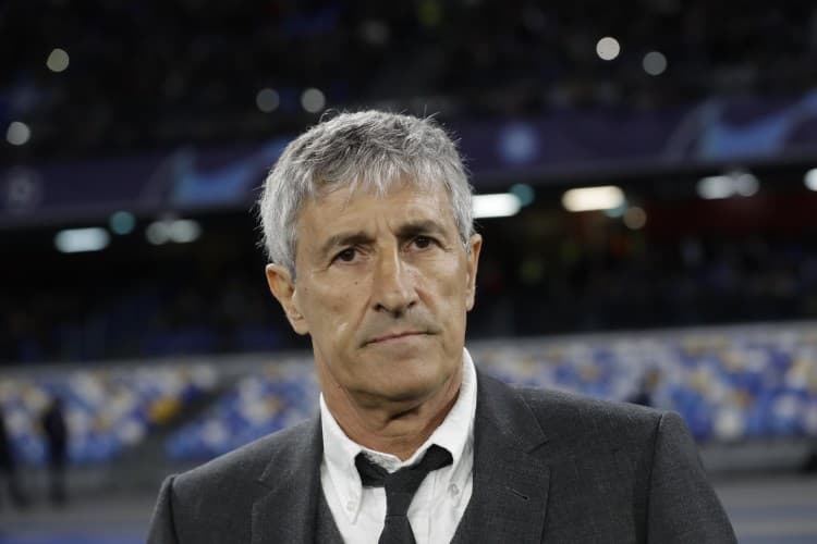 Cinco datos sobre los 100 días de Setién frente al Barcelona