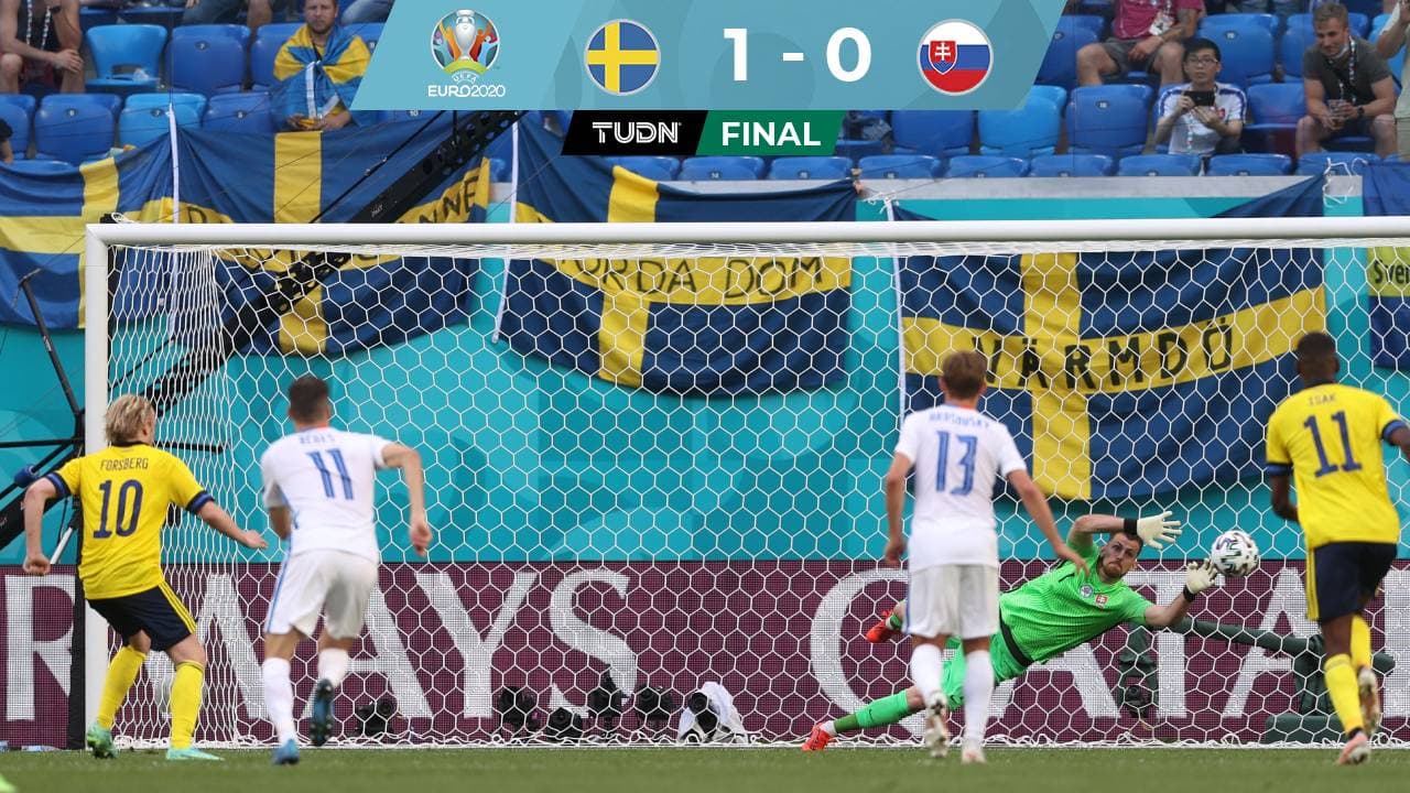 Suecia toma el liderato del Grupo E dentro de la Euro 2020