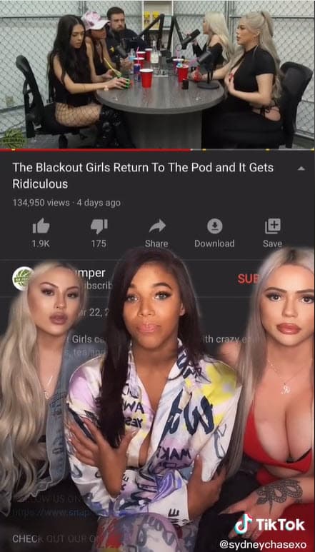 La noche del martes 26 de abril, Sydney Chase colgó un video en su cuenta de TikTok en donde pidió disculpas por los detalles sexualmente explícitos que dijo sobre Tristan Thompson en 'No jumper', pero sostuvo
<b><a href="https://www.tiktok.com/@sydneychasexo/video/6955687594533375238?lang=en&is_copy_url=1&is_from_webapp=v1" target="_blank">que su historia con él era "verdad". </a></b>
<br>