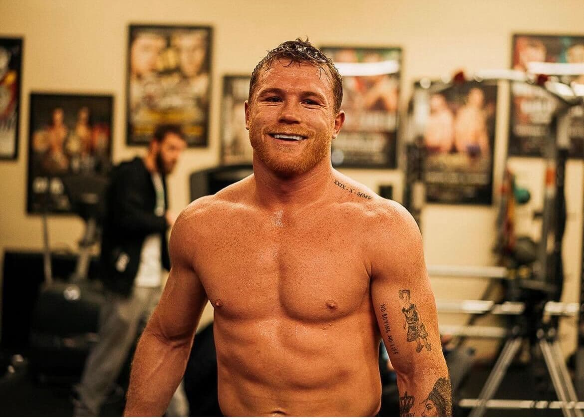 'Canelo' Álvarez tiene cerca de 14 tatuajes en su cuerpo.