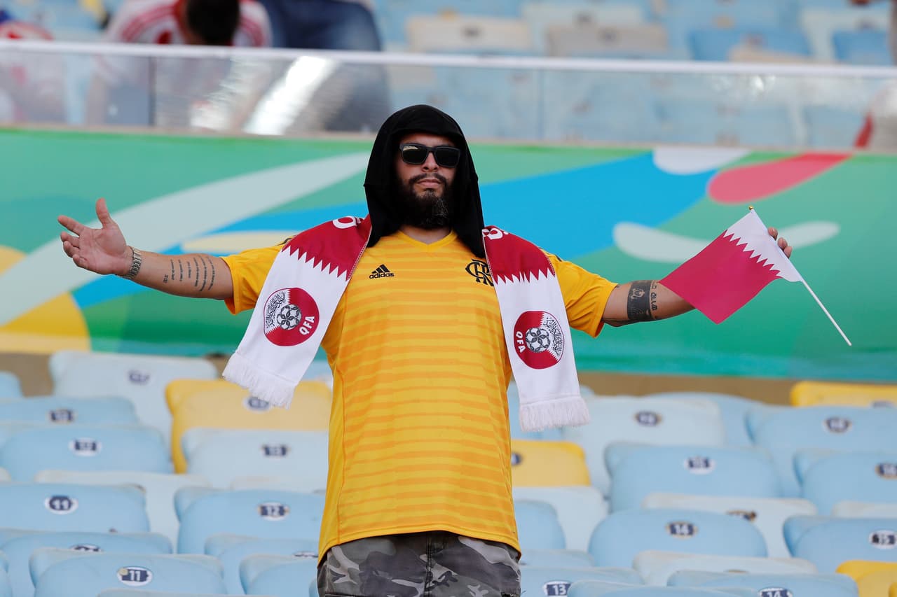 Los fanáticos llegaron al Estadio Maracaná para el segundo juego del Grupo B de la Copa América 2019 en el que se enfrenta Paraguay con Catar, uno de los invitados asiáticos al certamen.