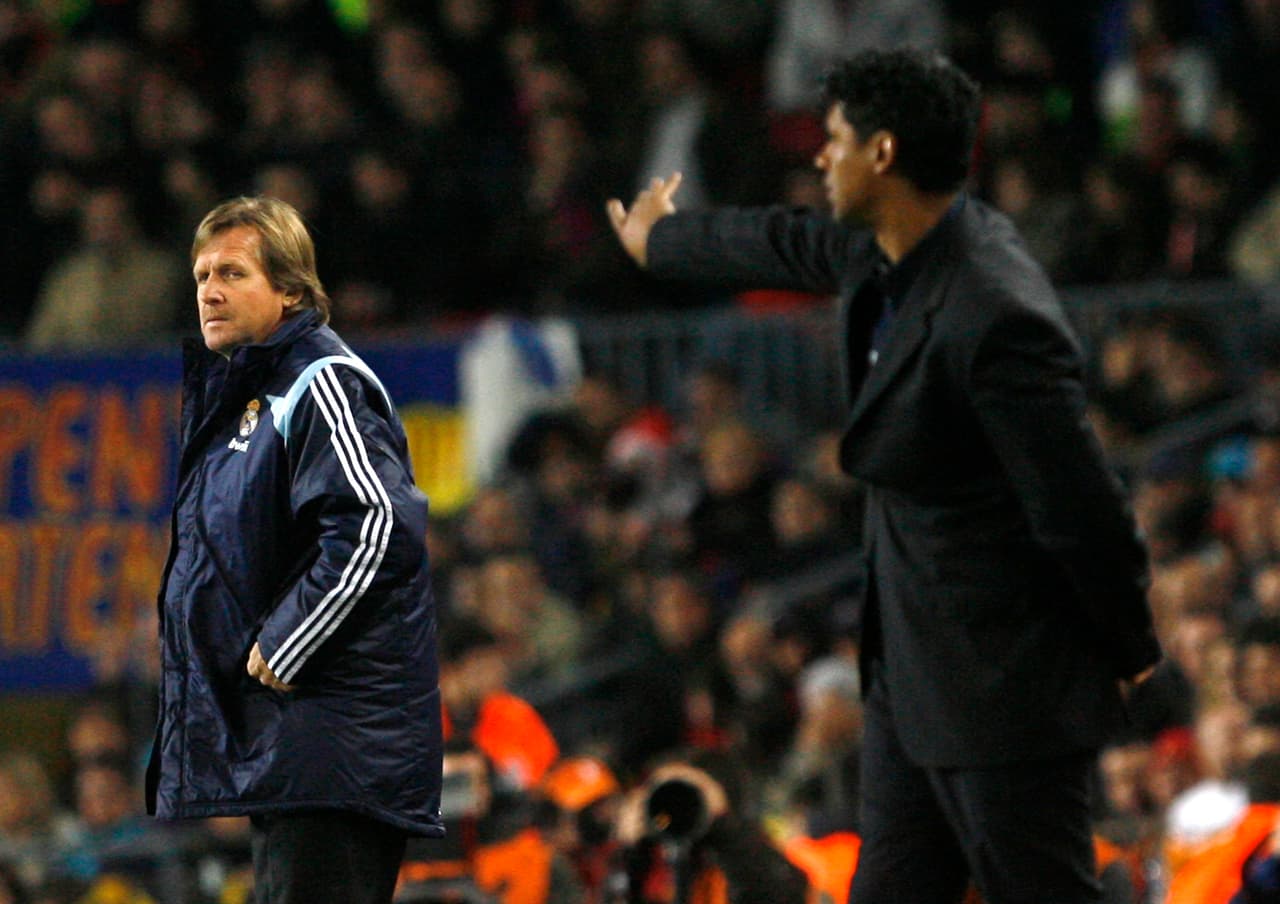 Real Madrid estaba dirigido por el alemán Bernd Schuster y Barcelona por el holandés Frank Rijkaard.