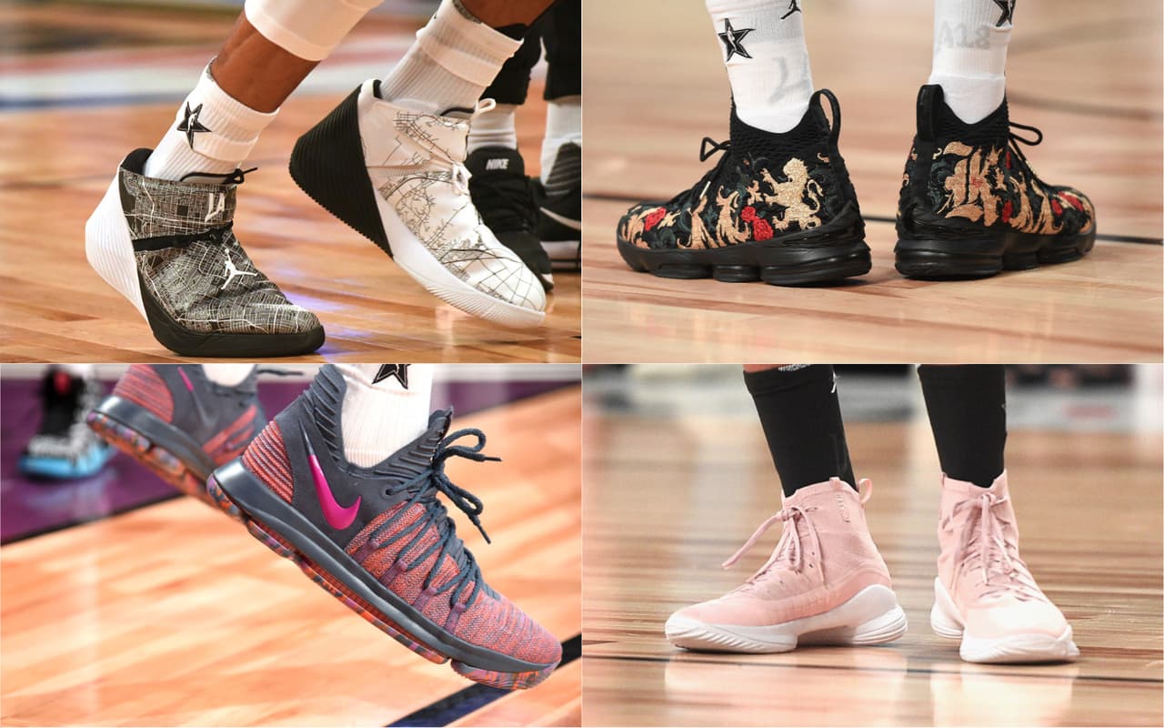 Estos fueron los diseños de tenis que tuvieron los protagonistas del NBA All Star Game, con modelos de lujo que se robaron la atención de los fanáticos.
