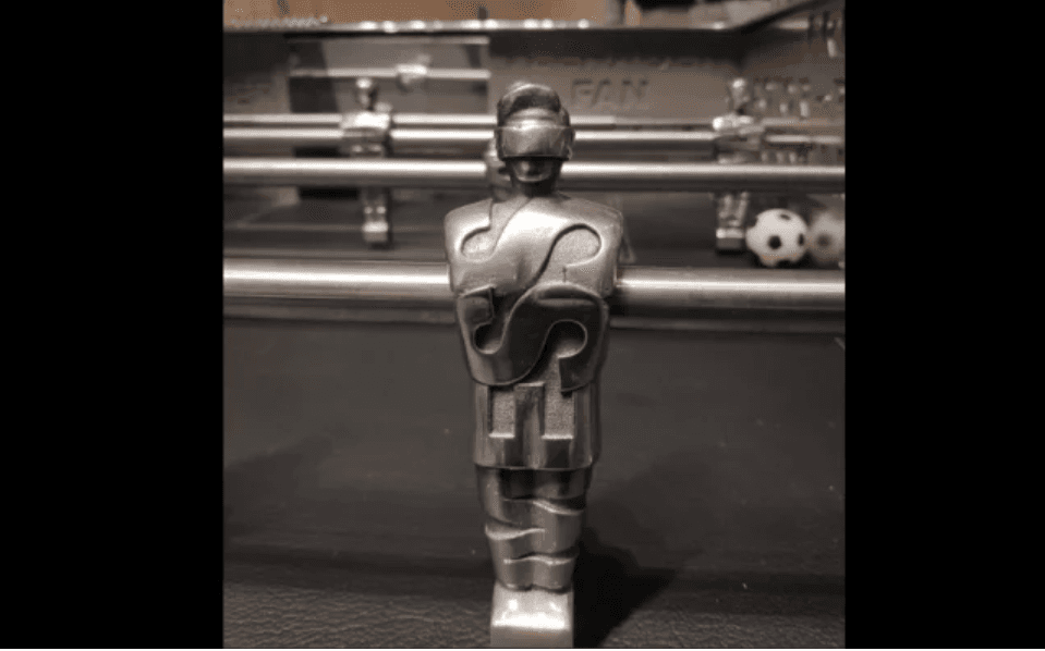 El futbolito más caro del mundo.