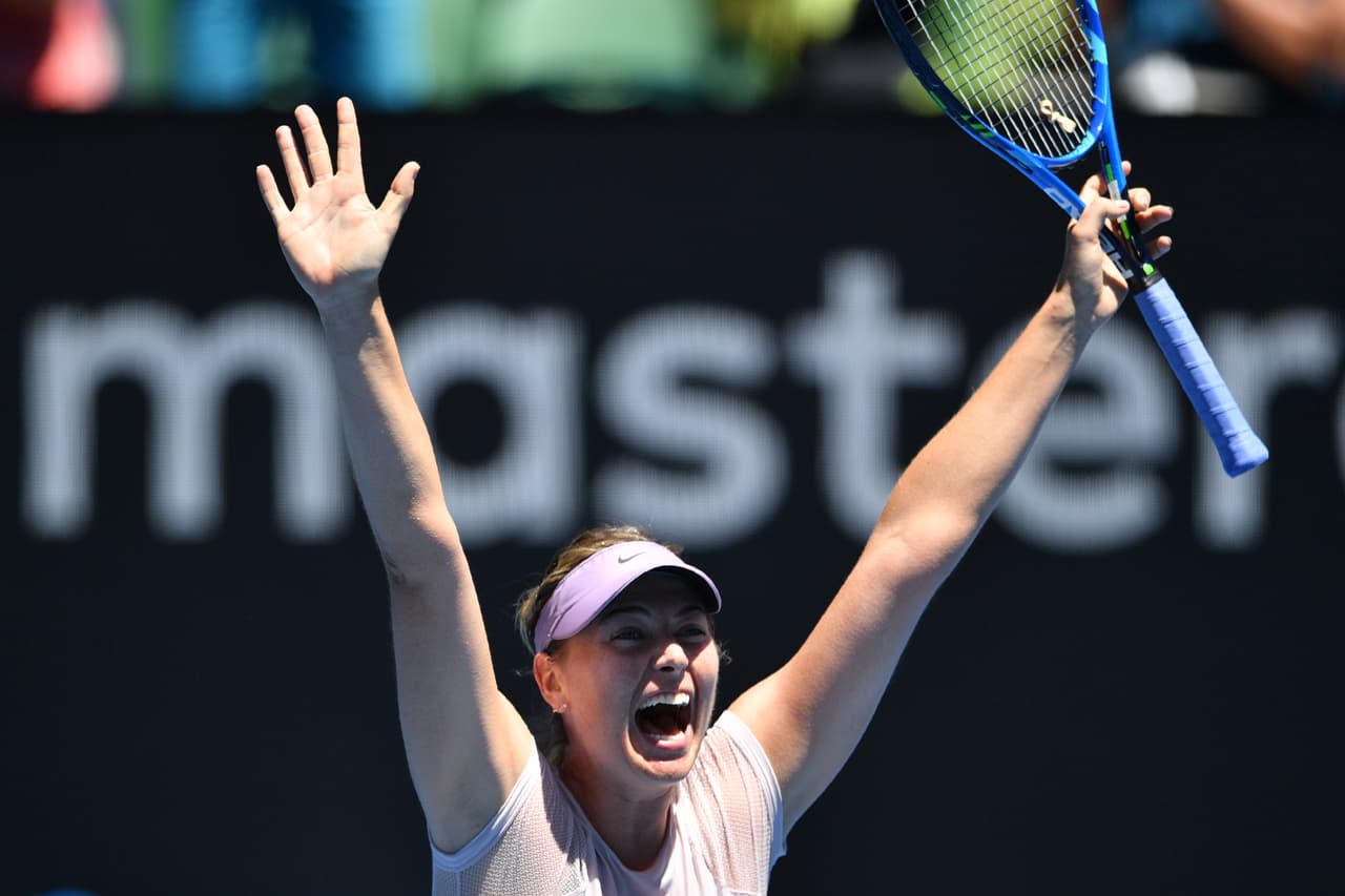 Sharapova mantiene así su paso ganador en su regreso a Australia tras una larga sanción que la mantuvo fuera de competencia.
