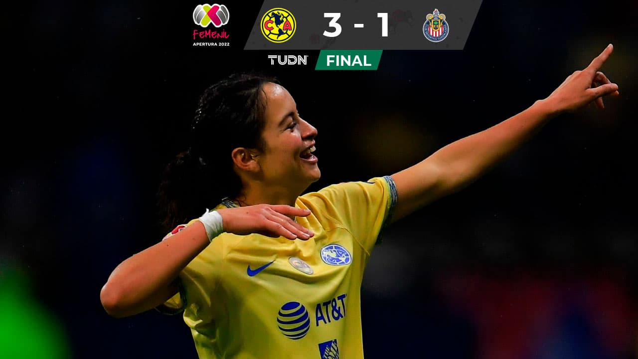 América obtiene ventaja, pero Chivas vive con gol de último minuto