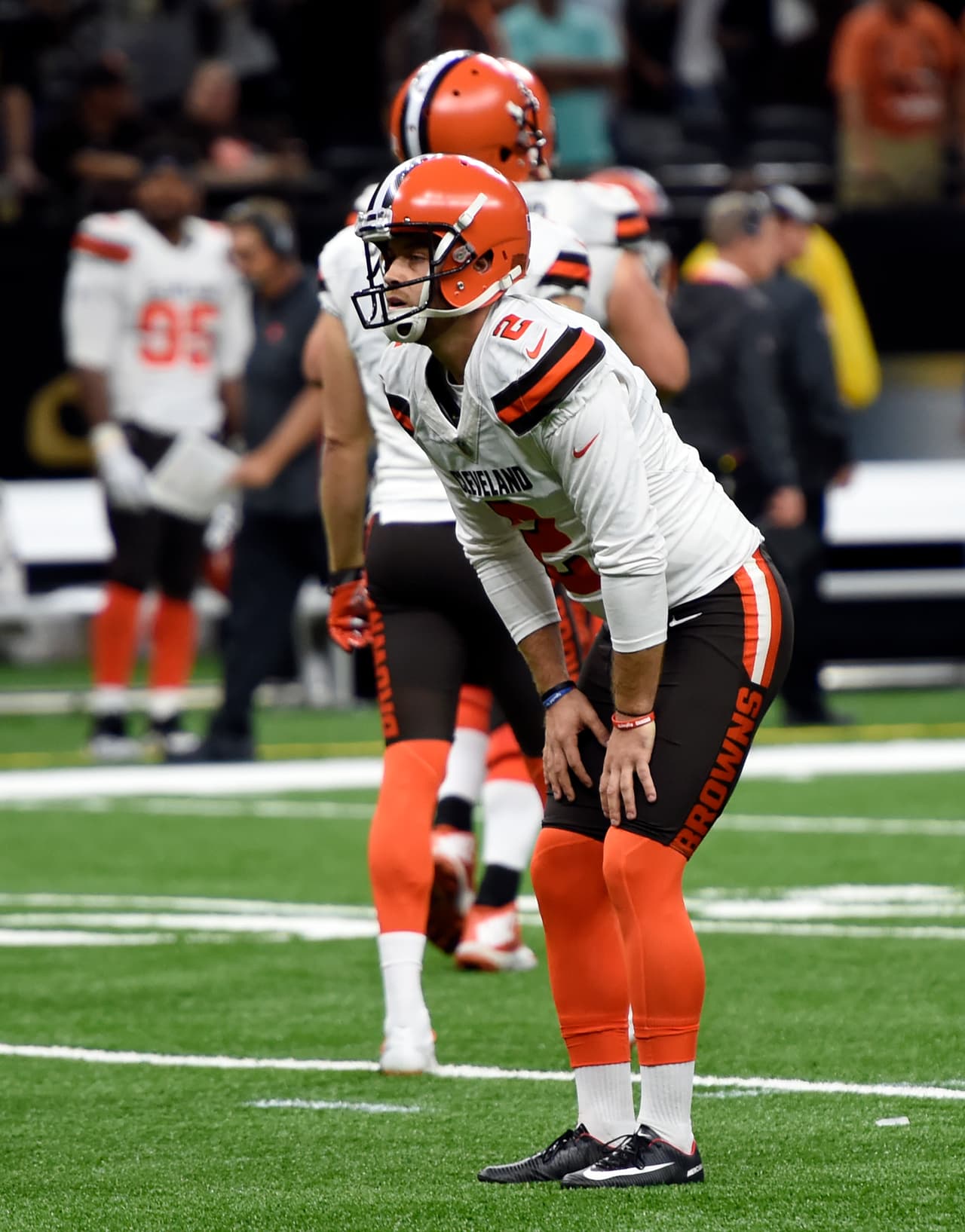 Los Browns se las arreglaron para ponerle la mesa de nuevo a Zane González y darle la oportunidad de reivindicarse, esta vez para empatar. Tuvo un intento de 41 yardas y falló.