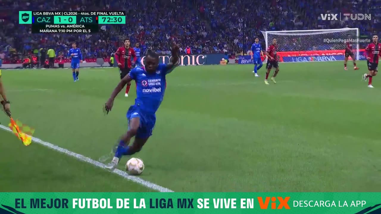 ¡Christian Ebere corre como Usain Bolt y Jeremy Márquez se queda cerca del golazo!