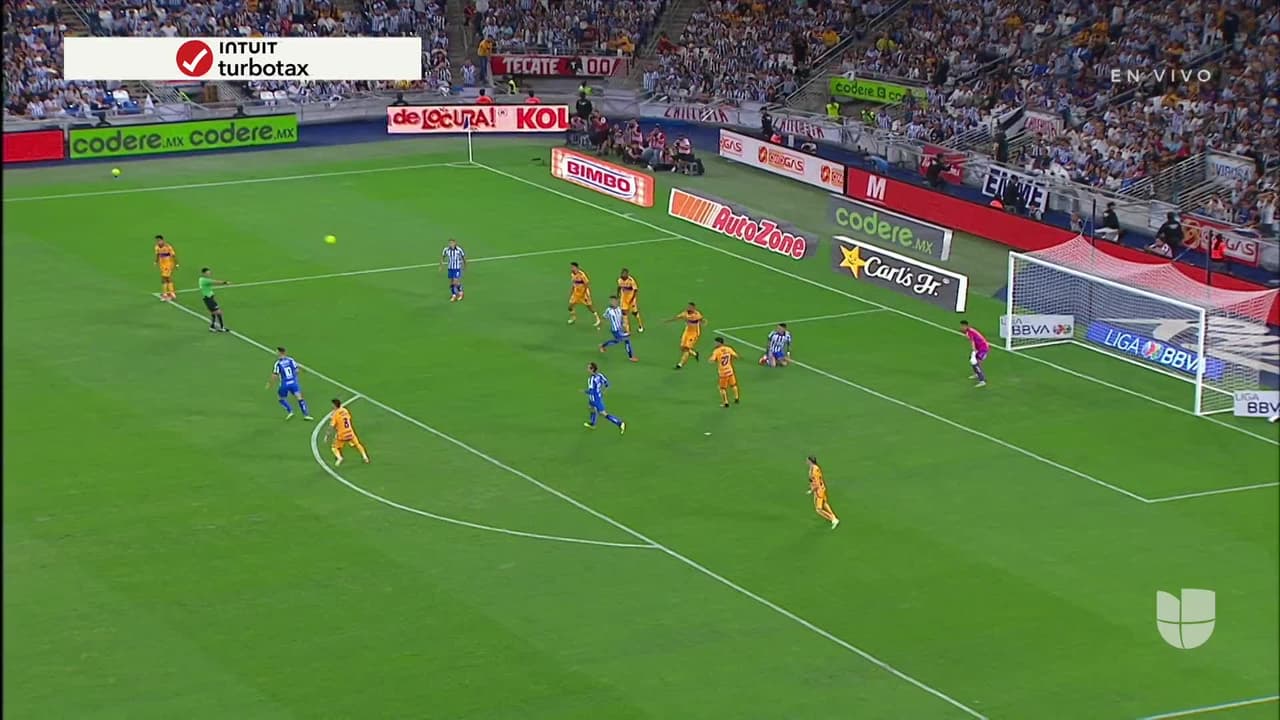 ¡GOOOL! Juan Brunetta anota para Tigres.