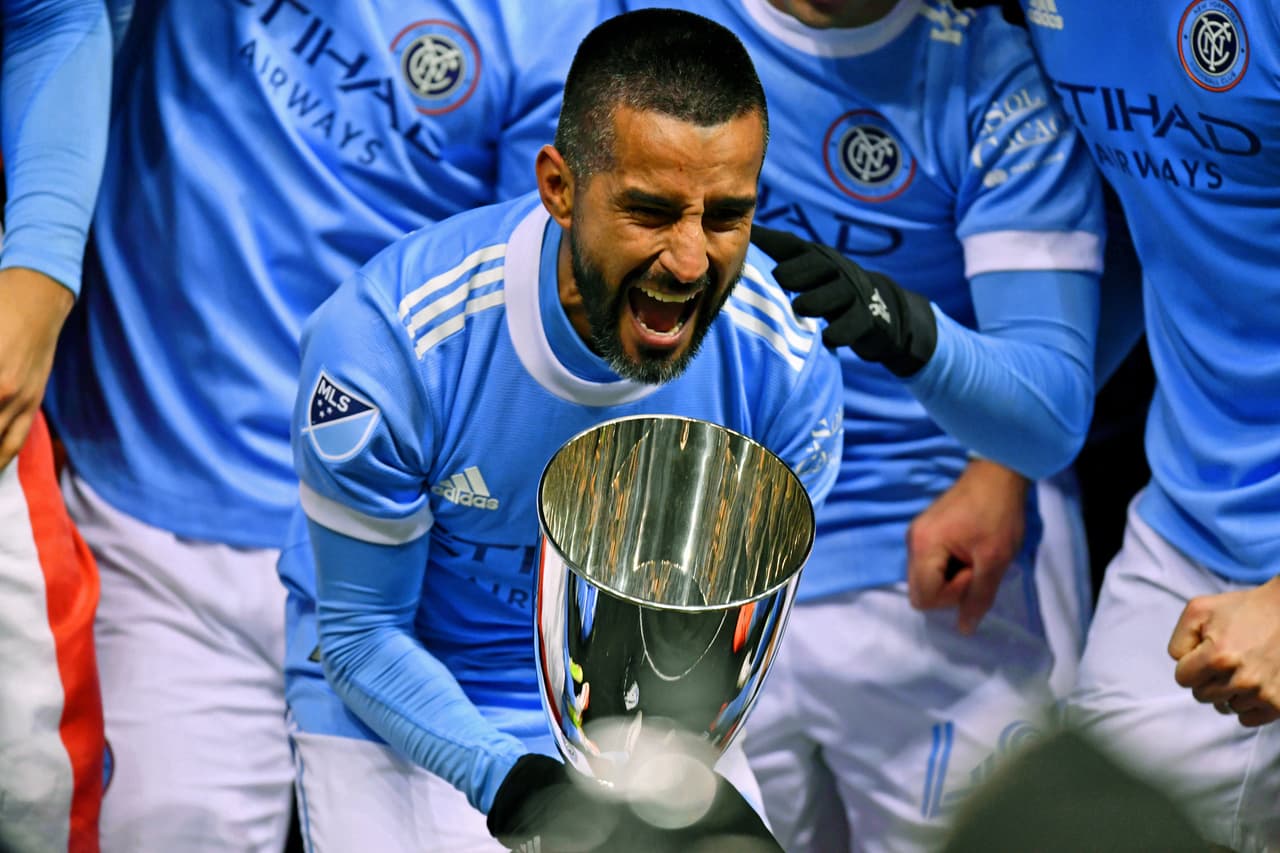 Maxi Moralez, uno de los jugadores más veteranos del plantel, fue importantísimo en estos Playoffs para NYCFC.
<br>