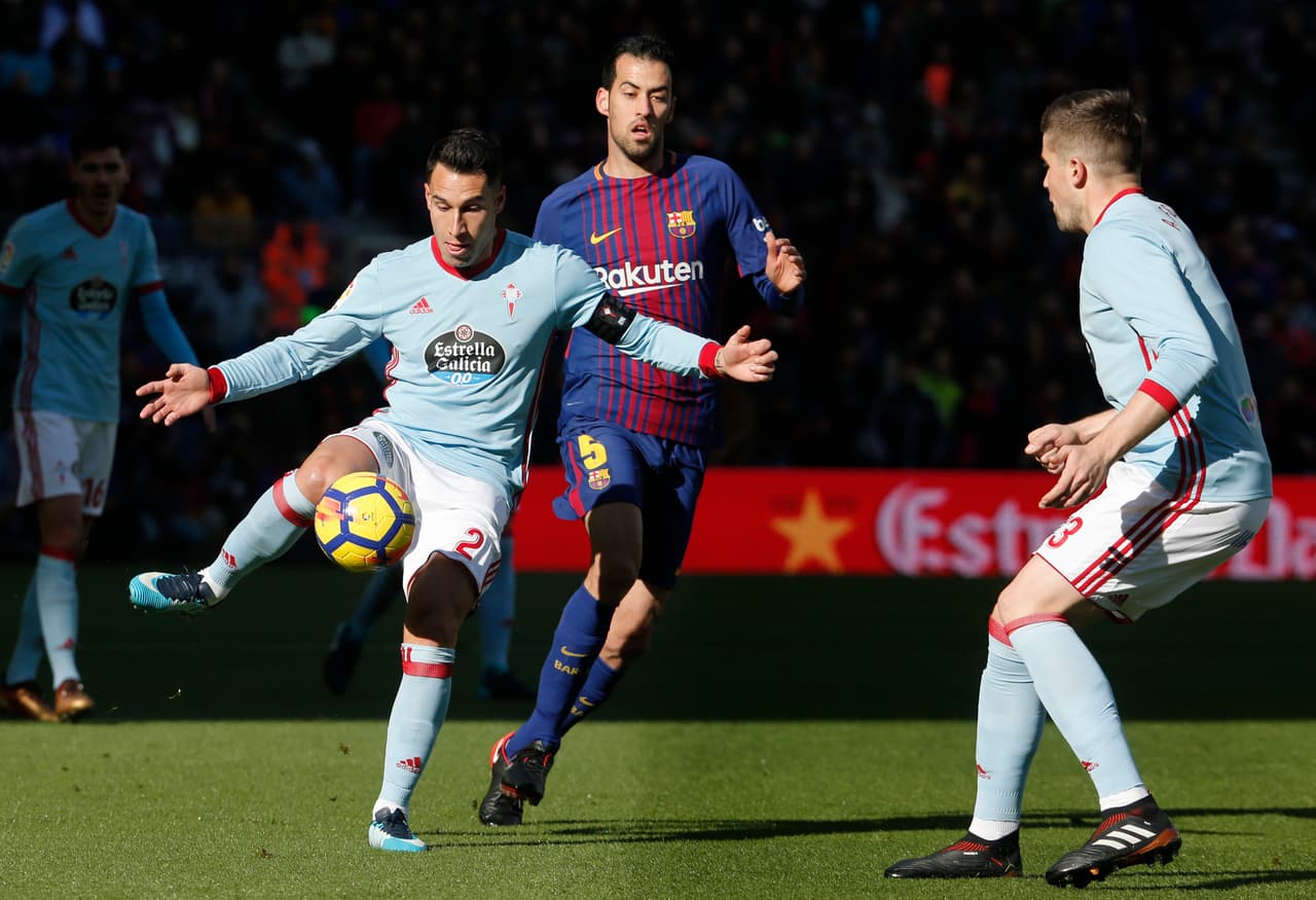 Celta de Vigo supo cómo dominar en el principio a un rival que suele hacerse fuerte con el balón y mucho más frente a su público.