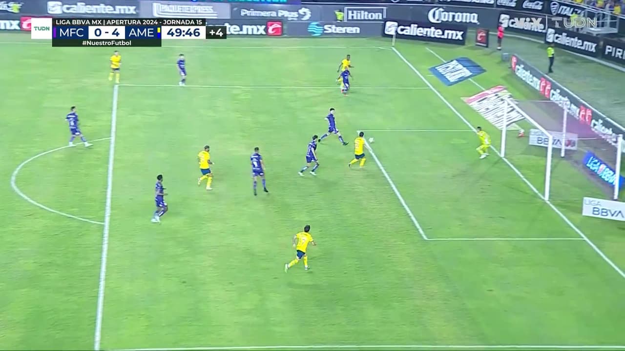 ¡Paren la masacre! América marca el cuarto gol