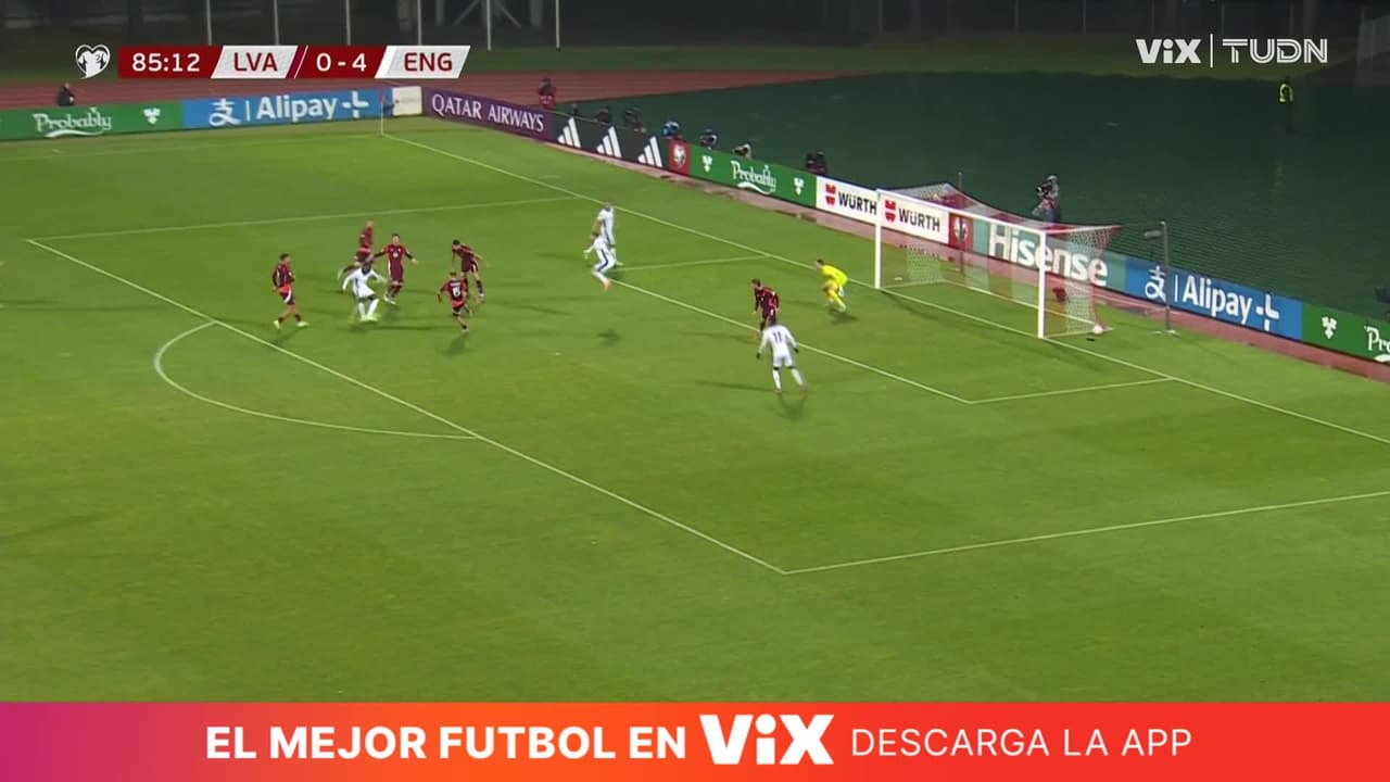 ¡GOLAZO DE EZE! Engancha hacia el centro y marca el quinto gol para Inglaterra sobre Letonia