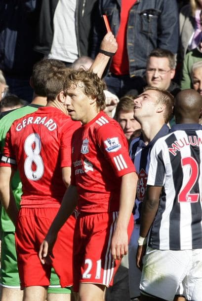 Casi al final del duelo, el West Bromwich sufrió una espulsión que resultó definitoria.