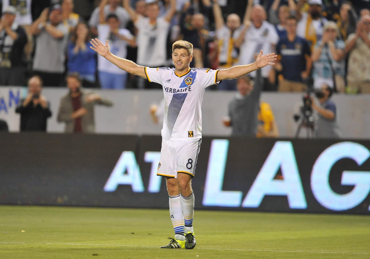 2) STEVEN GERRARD | El inglés llegó a mitad de año proveniente del Liverpool y de inmediato se metió a los aficionados del LA Galaxy al bolsillo.