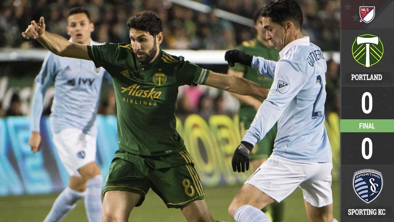 Defensas brillan en el primer round entre Portland Timbers y Sporting Kansas City 