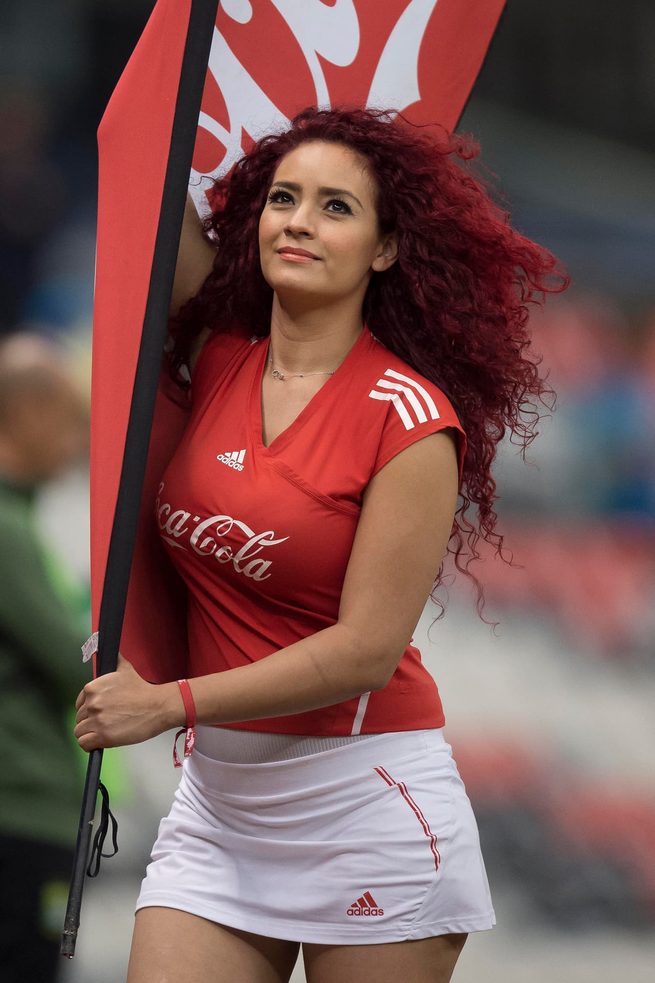 La bellas porristas en la ida de cuartos