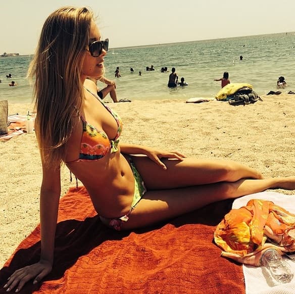 La espectacular modelo es novia del italiano Graziano Pelle, jugador del Southampton, Viktoria es considerada una de las Wags del fútbol inglés por su belleza que deslumbra cada fin de semana en los estadios.