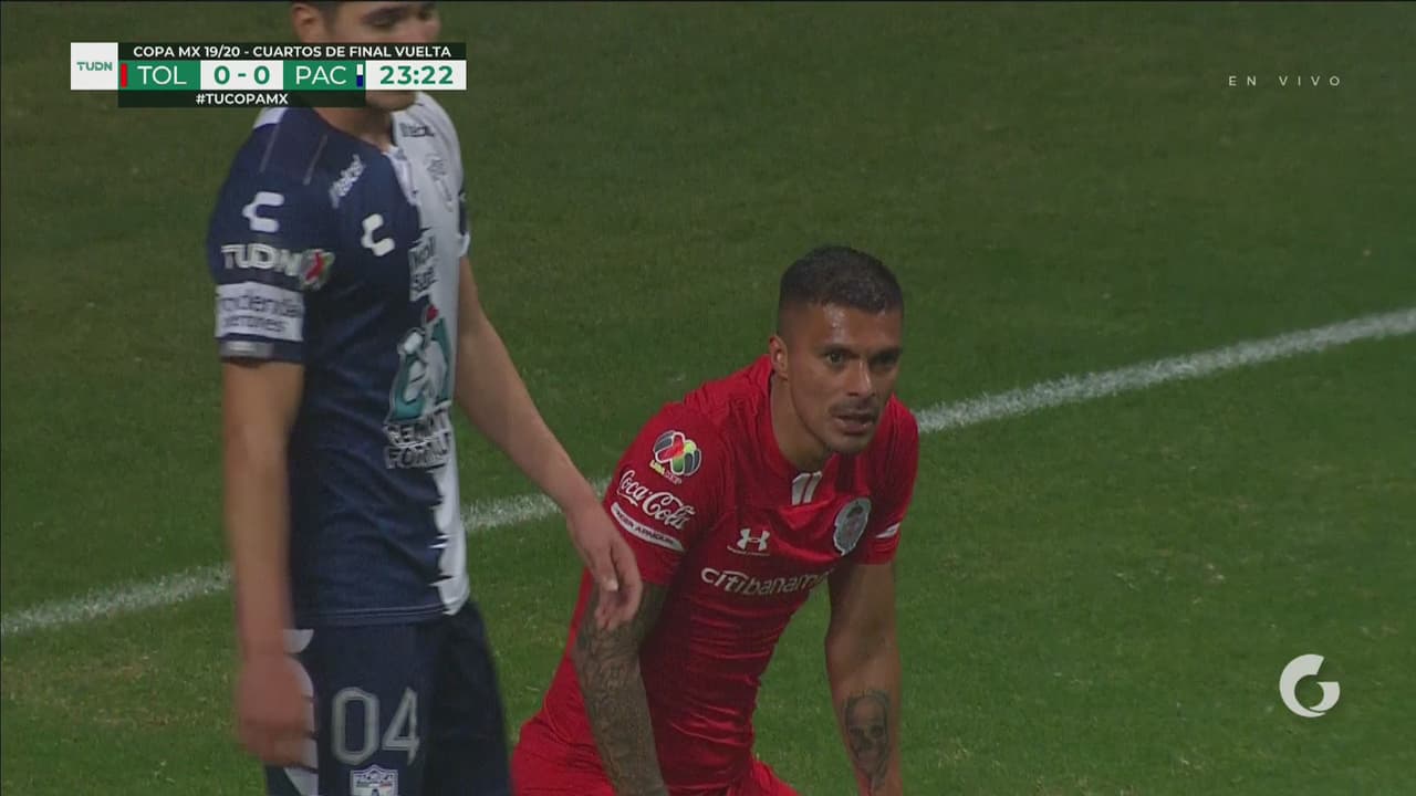 ¡Una más de Toluca! Richard Ruíz no tiene precisión dentro del área