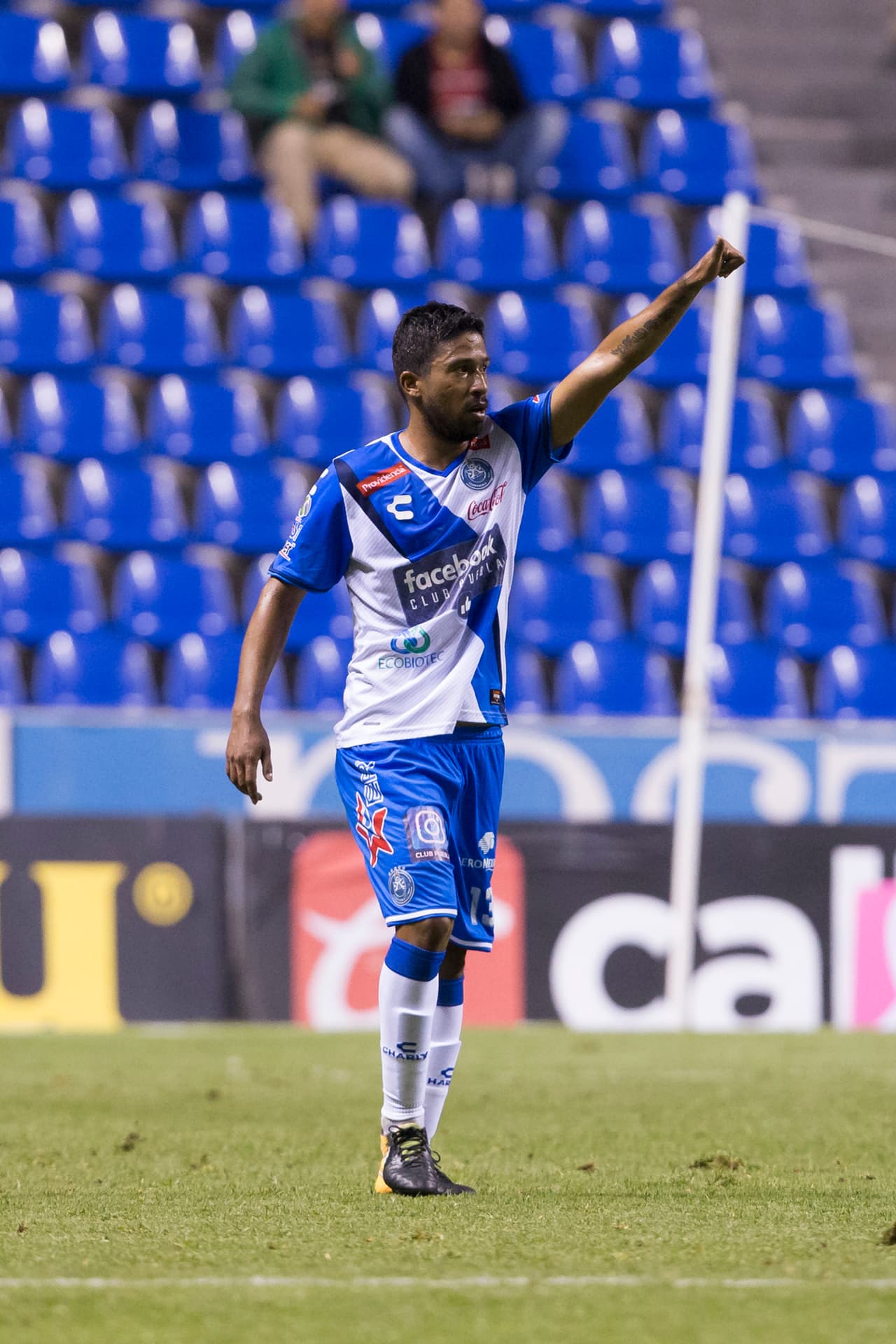 Christian Marrugo abrió el marcador al minuto 35 rematando un pase retrasado de Pablo González.