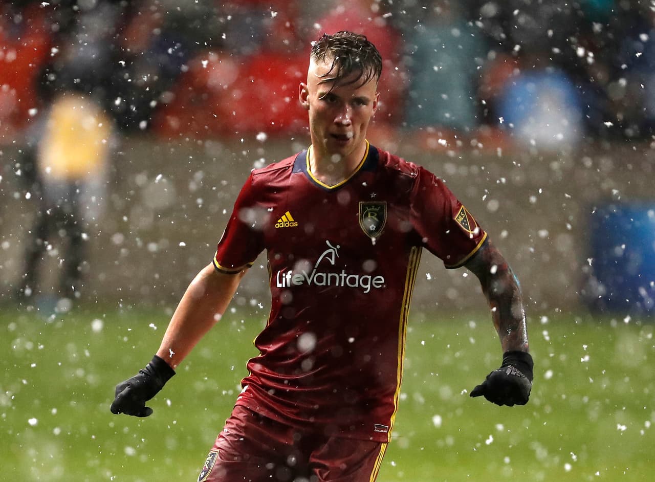 Real Salt Lake estrenó entrenador en el triunfo bajo la nieve ante Vancouver Whitecaps. El joven jugador franquicia eslovaco Albert Rusnák comenzó a demostrar la calidad que el club vio en él al contratarlo. (Crédito: USA Today Images)