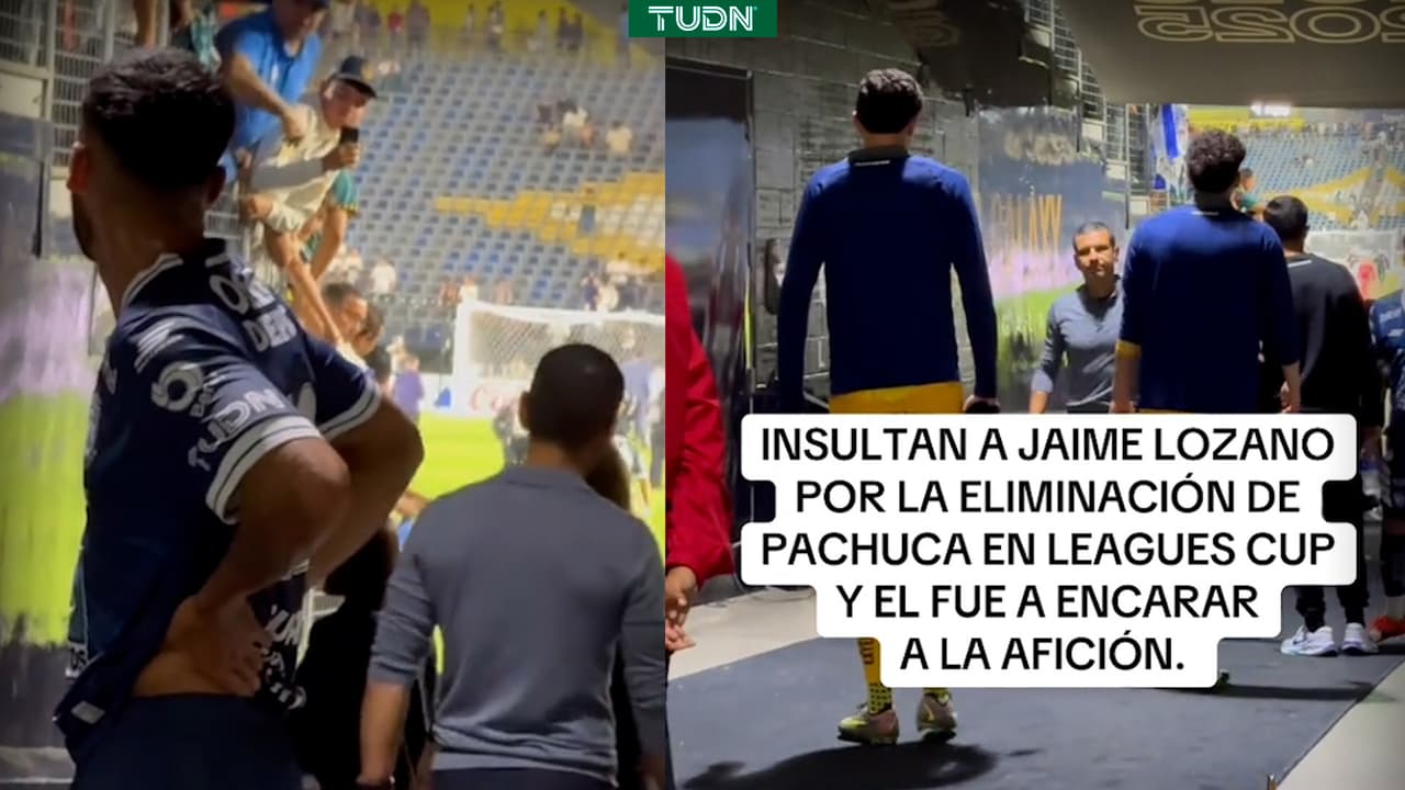 Jimmy Lozano encara a aficionados que lo insultaron tras eliminación de Pachuca en Leagues Cup