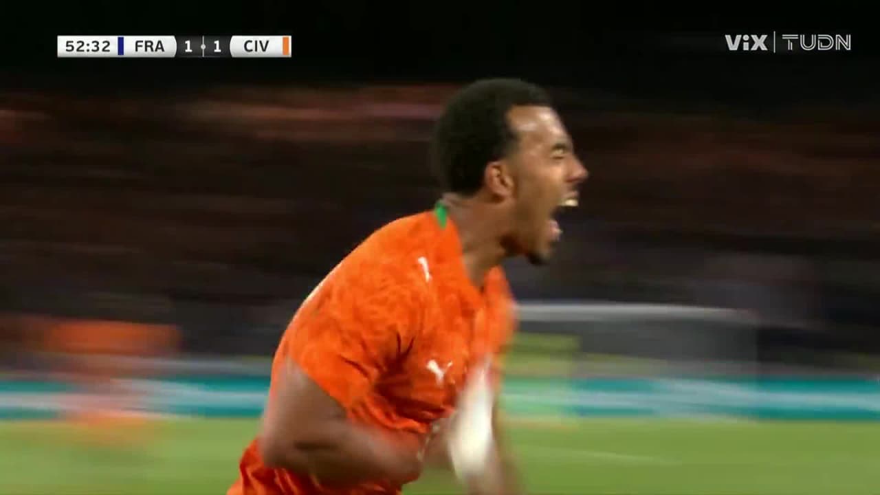 ¡Golazo de Costa de Marfil! Triangulación letal para el 1-1 de Doué