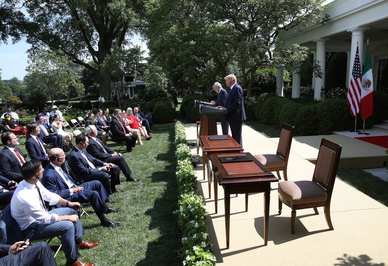 El estadounidense agradeció a su vecino del sur la colaboración prestada para controlar flujos migratorios provenientes desde América Central.