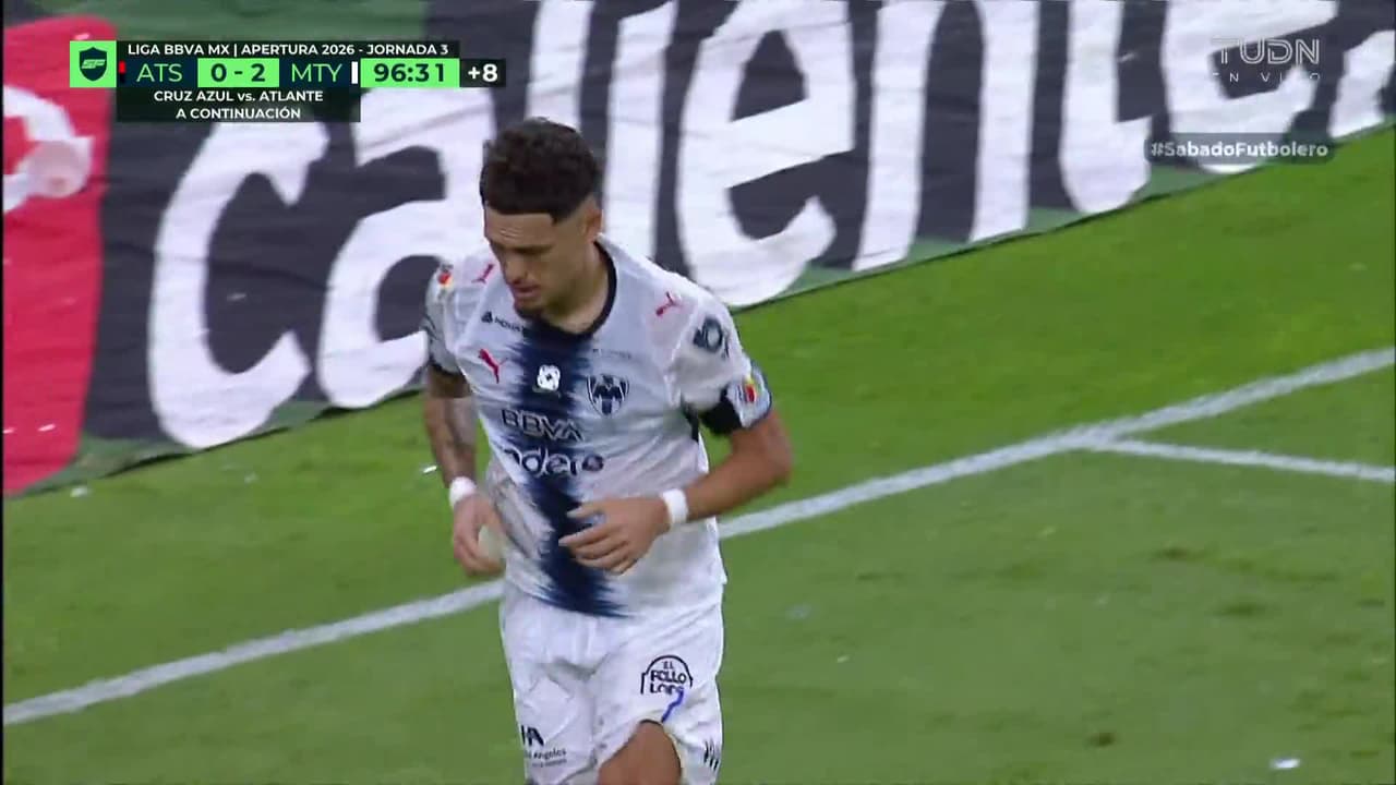 ¡Gol de Monterrey! Ocampos desde el punto penal pone el 0-2
