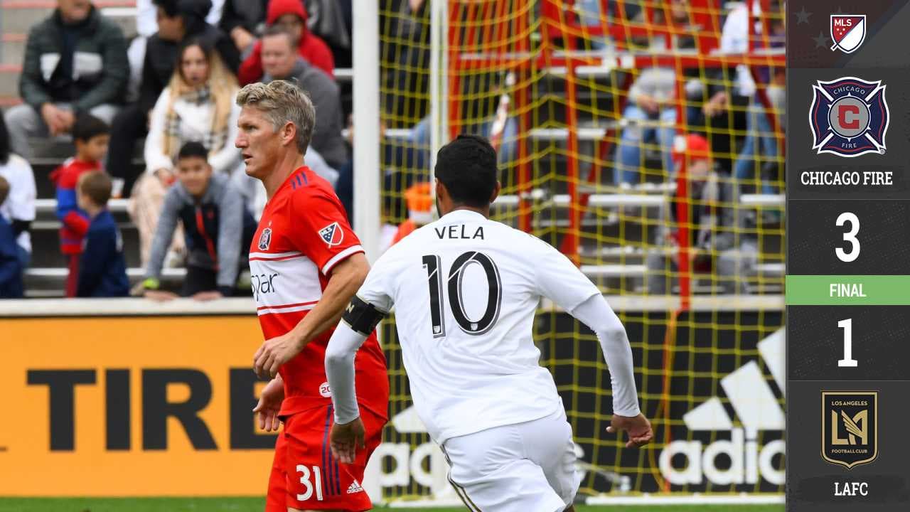 Chicago Fire para en seco al LAFC de Carlos Vela con sorpresiva victoria 3-1