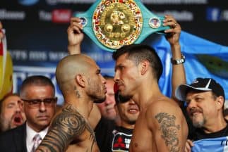 El argentino Sergio “Maravilla” Martínez y el puertorriqueño Miguel Cottose enfrentan el próximo 7 de junio en el Madison Square Garden, de Nueva York.