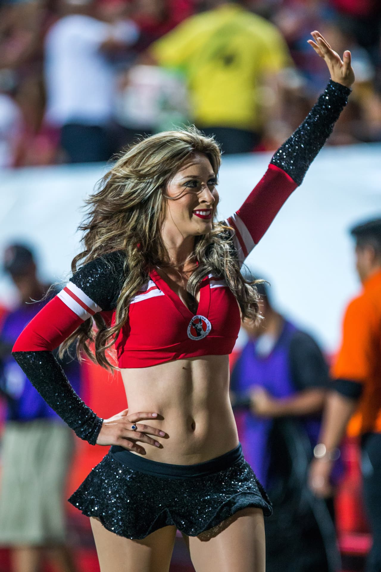 La belleza de las porristas en la fecha 4