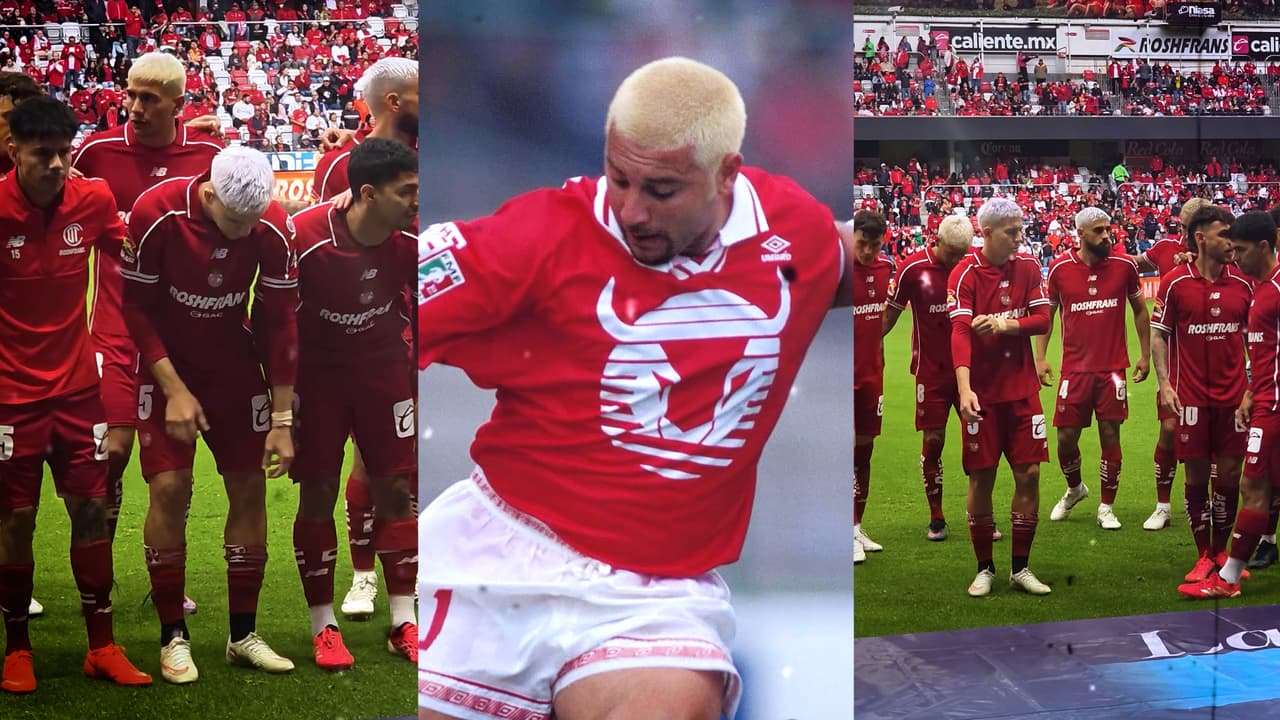 Jugadores del Toluca sorprenden con nuevo pelo vs. Atlas
