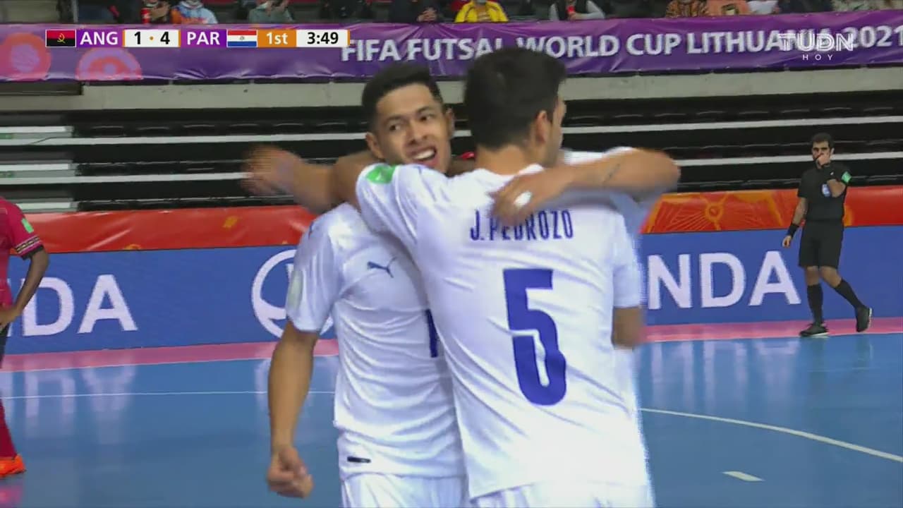 Paraguay golea a Angola y se mantienen con vida en el Mundial Futsal
